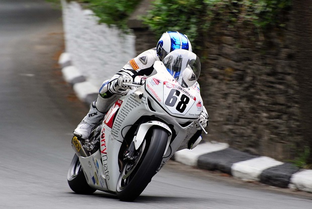Jenny Tinmouth in action at the TT